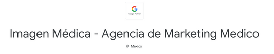 Agencias de marketing médico con Google Ads | Imagen Médica Google Partner